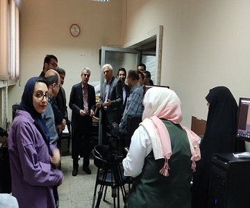 بازدید معاون پژوهشی و فناوری دانشگاه از کارگاه انیمیشن عروسک مفصلی استاپ موشن